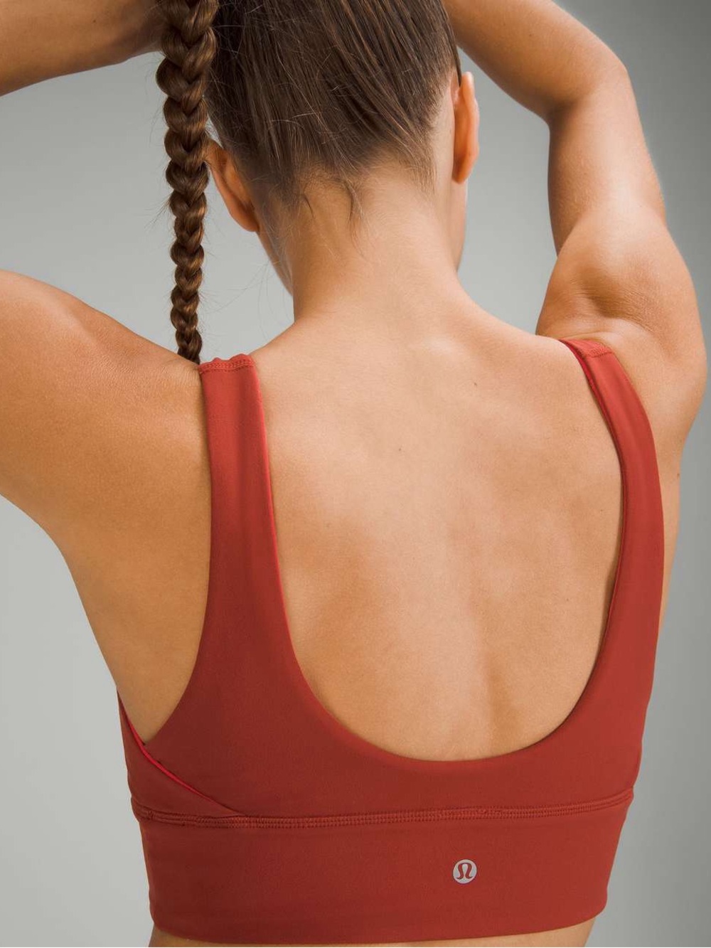 Align™ Reversible Bra Light Support, A/b Cup In Mulled Wine/canyon Orange - Picture 3 of 8